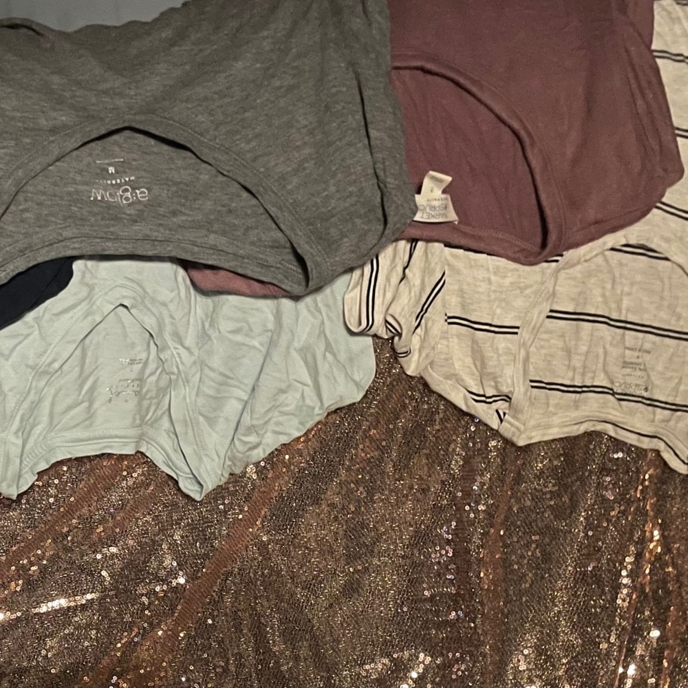 6 S/M Maternity Casual Shirts (stitch fix)